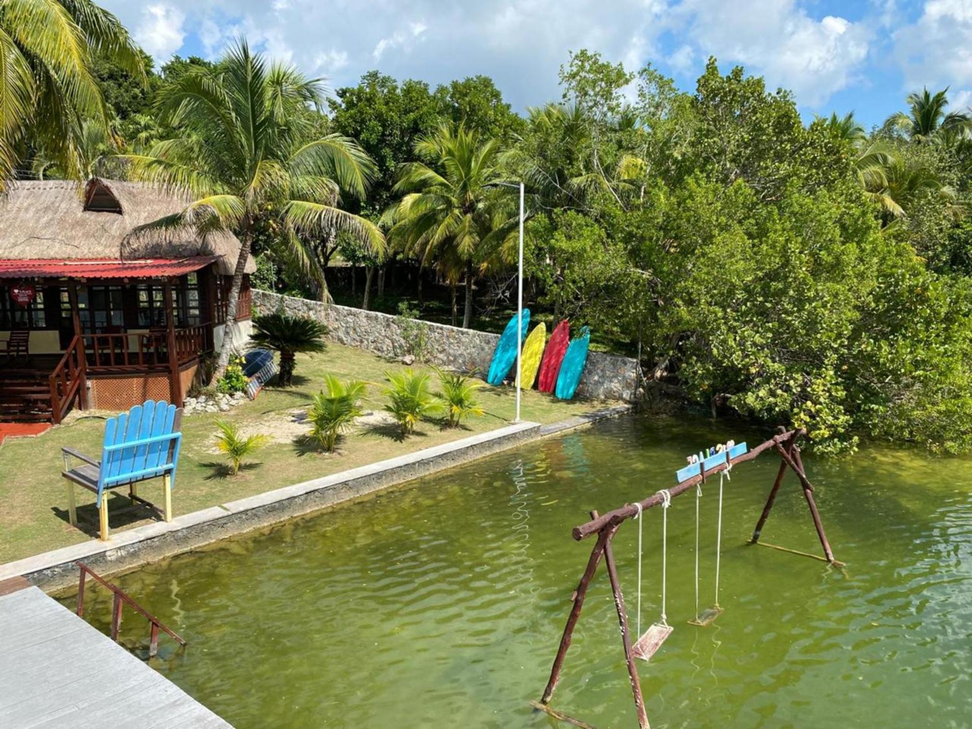 Coras Place Bacalar Lagoon Front エクステリア 写真